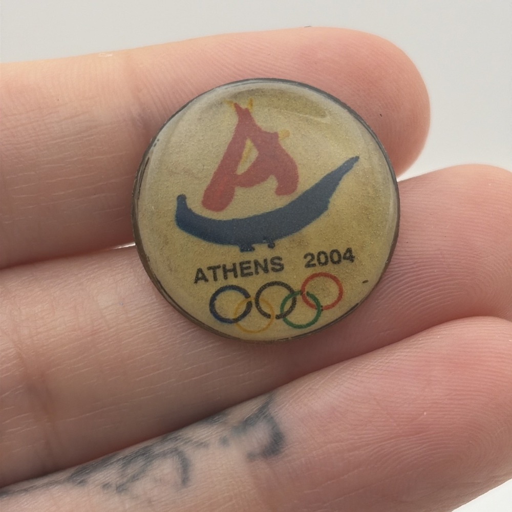 2004 Athens Greece Summer Olympic Games Lapel Hat Pin